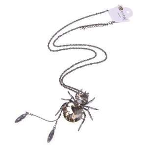  NEEWER® Fancy Sparkle spider pendant long chain necklace 