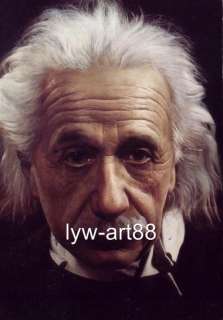 Original Oil painting Figure art Portrait Einstein 20x28  