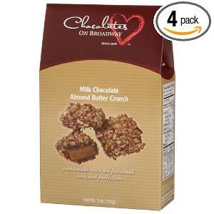Chocolates on Broadway Milk Chocolate Covered Almond Butter Crunch, 5 