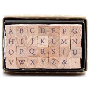  beautiful alphabet wooden stamp set Toys & Games