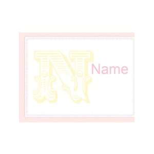  Wallpaper 4Walls Alphabets My Name Pink Yellow typeface 2 