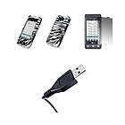 for Lg Accolade Case Cover Zebra Skin+Car Charger+Tool 654367677438 