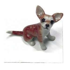   Dog sits looks up Rascal New Figurine MINIATURE Porcelain LITTLE
