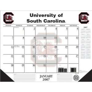 NCAA South Carolina Gamecocks 2007 Desk Calendar   Delivery 2 3 weeks 