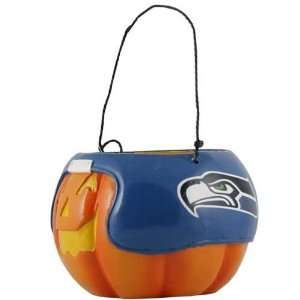  Seattle Seahawks Halloween Pumpkin Bucket Sports 