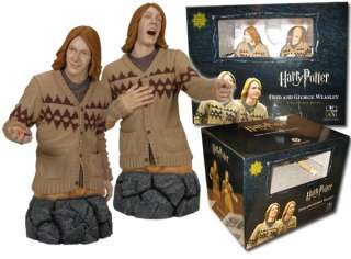 Harry Potter Fred & George Weasley Twins Mini Bust 2 Pack Gentle Giant 