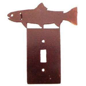    Trout Single Toggle Metal Switch Plate Cover