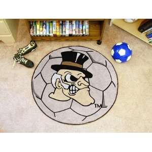 Wake Forest Demon Deacons 29 Round Soccer Ball Floor Mat (Rug)