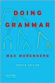 Doing Grammar Fourth Edition, (0195387295), Max Morenberg, Textbooks 