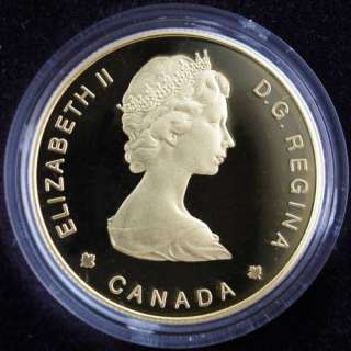 1984 Jacques Cartier Canada Canadian $100 Gold Coin Proof One Hundred 