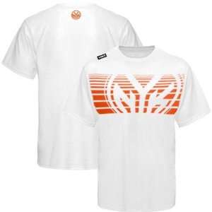    New York Knicks White Slash Graphic T shirt