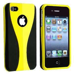   Protector Filter for Apple® iPhone® 4 4S, Yellow / Black Cup Shape