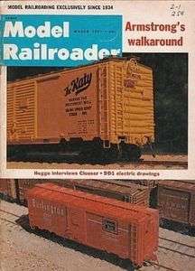 Mar 1971 Model Railroader Magazine Pennsy Railroad DD1  