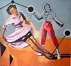 Cuban Artist Rene Portocarrero 1970 Gouache COA  