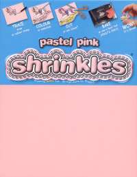 CRAFT PACK  Shrink Plastic Sheets   Pink  NEW  
