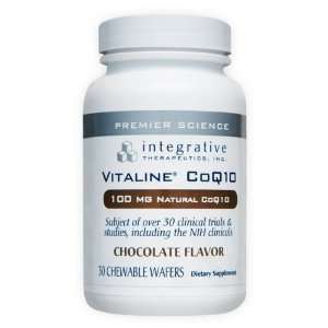   ) CoQ10 100 mg Chocolate 30 Chewable Wafers