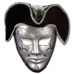  Forum Novelties Inc 17175 Venetian Mask Silver with 