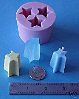 Silicone Shooting Stars Soap Candle candy Embed Mold  