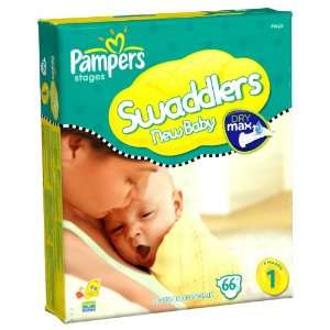  Pampers Swaddlers Diapers Mega Pack    size size 1 Baby