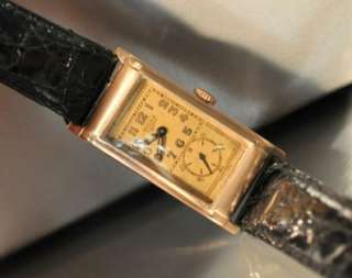 ROLEX PRINCE Vintage Gold Doctor Watch 1930 ORIGINAL Yellow Gold Dial 