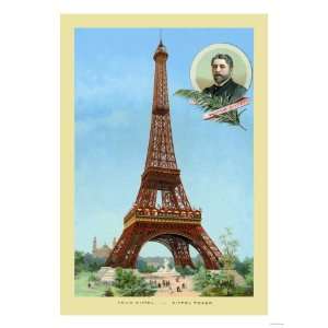 The Eiffel Tower at the Paris Exhibition, 1889 Giclee 