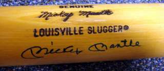   Mantle Autographed Louisville Slugger Game Model Bat JSA #B76305