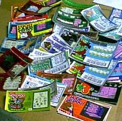 100 MIXED OLDER LOTTERY TICKETS   NICE SELECTION  OLD  