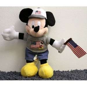  Retired Disney American Patriot Flag Bearing Proud American 