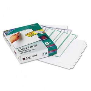   Maker Clear Label Dividers, 8 Tab, Letter, White, 25 Sets Electronics