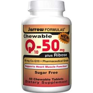  Q 10 + Ribose 50mg Chewable Sugar Free 60 Tablets Health 