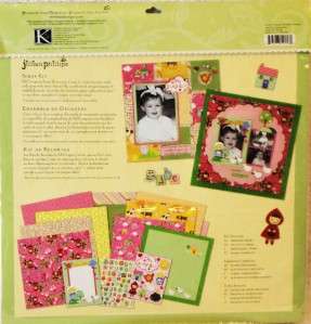 Company Baby Girl Scrapbooking Kit Page Kit 91 pieces 12x12 paper 