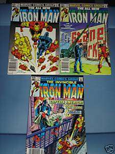 Lot of 3 Marvel IRONMAN comic books   July Sept 1983  