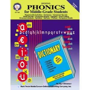  5 Pack CARSON DELLOSA PHONICS FOR MIDDLE GR STUDENTS 