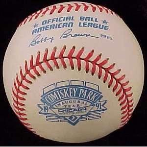   Comisky Park Inaugural American League Baseball