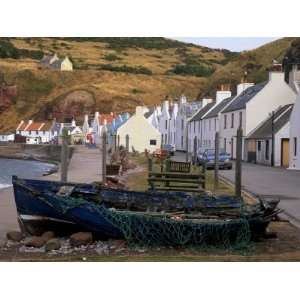 Small Fishing Village of Pennan, North Coast, Aberdeenshire, Scotland 