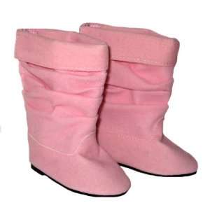    Pink Slouch Boots. Fits 18 American Girl Doll. Toys & Games