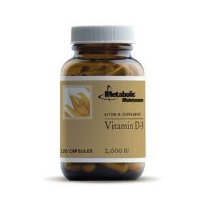  vitamin d3 2000 iu 120 capsules by metabolic maintenance 