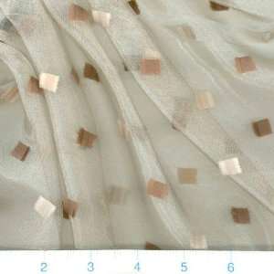   Waverly Confetti Sheer Latte Fabric By The Yard Arts, Crafts & Sewing