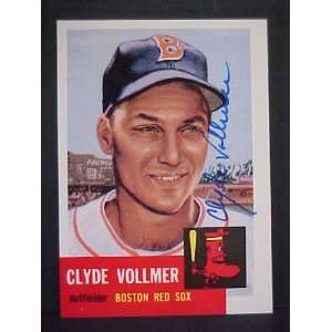  Clyde Vollmer (D) Boston Red Sox #32 1953 Topps Archives 