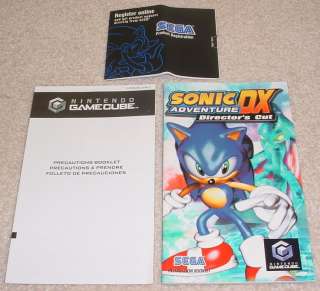 Sonic Adventure DX (Directors Cut Edition) FOR GAMECUBE COMPLETE GAME 