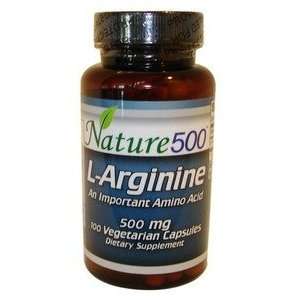  Nature500 L Arginine 500 mg Amino Acids Increase Muscle 