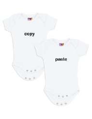 Copy and Paste Twin Onesies