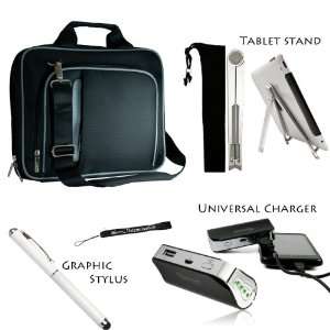  BLACK SILVER Smart Travel Carrying Case with Adjustable 
