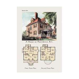  House at Providence Rhode Island 20x30 poster