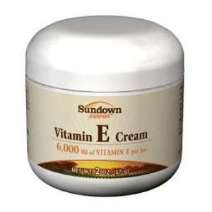 Sundown Vitamin E Cream 6000 Iu 2oz
