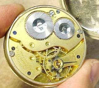 Waltham Traveler 1914 Antique Pocket Watch; AS IS 16s / 7 Jewels 