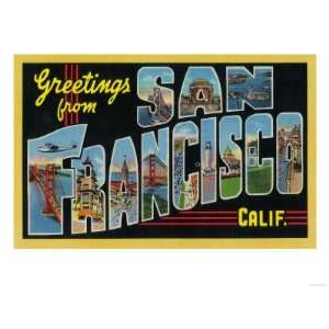  San Francisco, California   Large Letter Scenes Stretched 