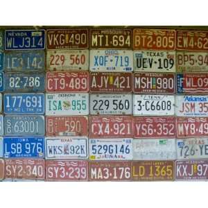 USA, Missouri, Route 66, Near Carthage, Car Number Plates Premium 