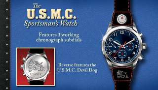 United States Marine Corps   U.S.M.C. Sportsmans Watch  
