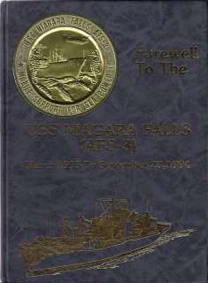 USS NIAGARA FALLS AFS 3 FINAL DEPLOYMENT CRUISE BOOK YEAR LOG 1993 94 